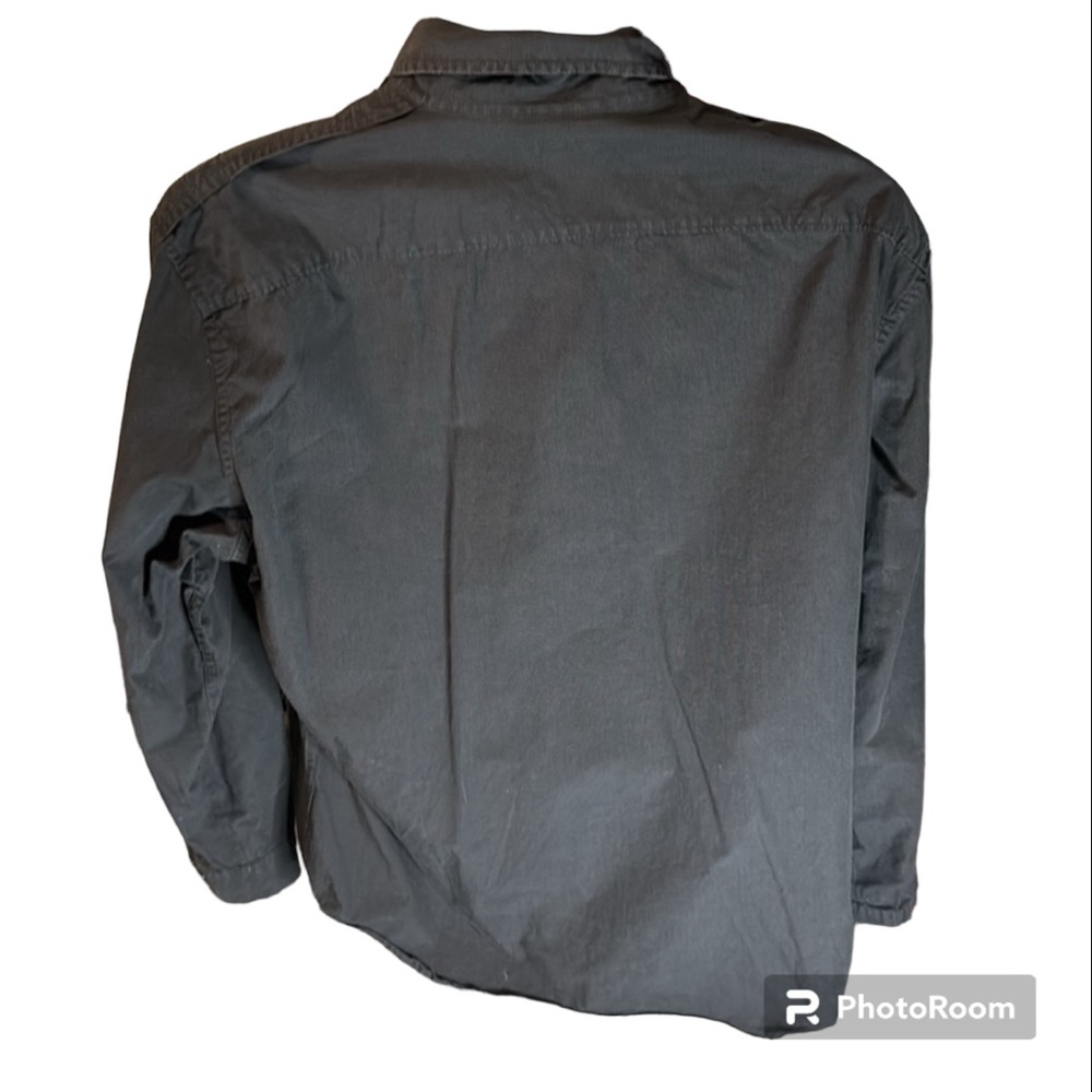 Nwot Apt 9 Black Button Up With Front Pockets - image 3